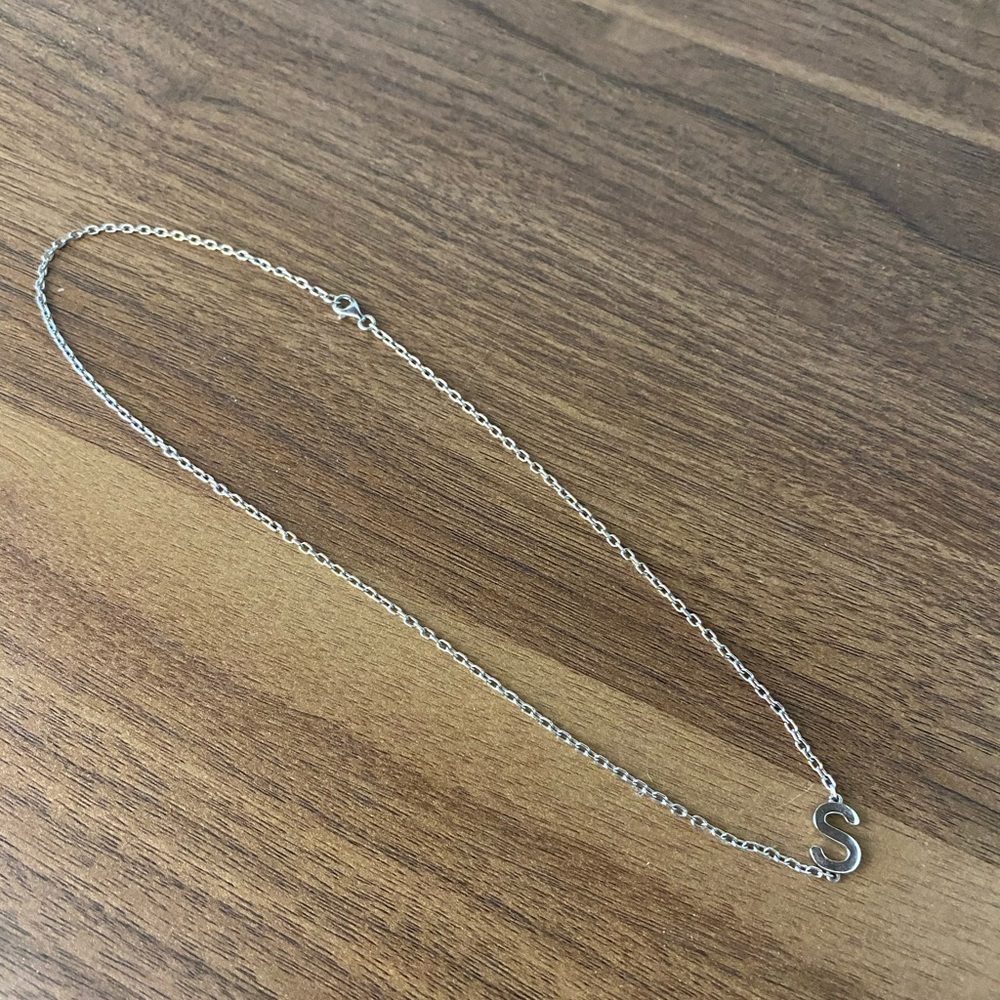 Silver “S” Necklace